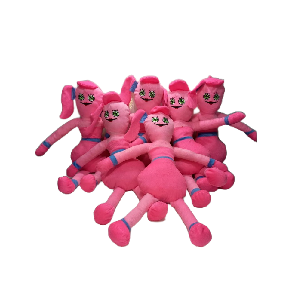 Mommy Leg Long Aranha Boneca Pelucia Rosa Huggy Wuggy