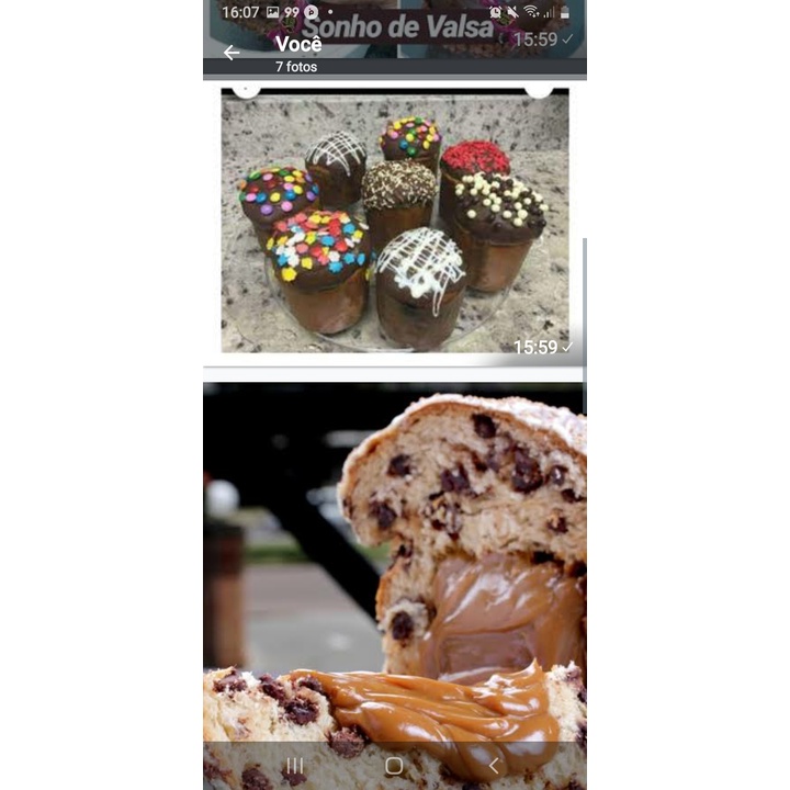 Mini panetone trufado