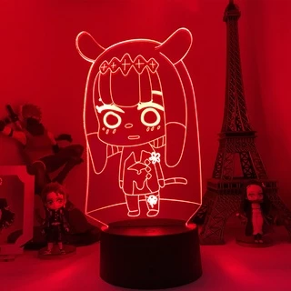Hololive ENG Estatueta De Ninomae Com Claro Led De Acrílico Para Decoração De Quarto/Mesa/Presente