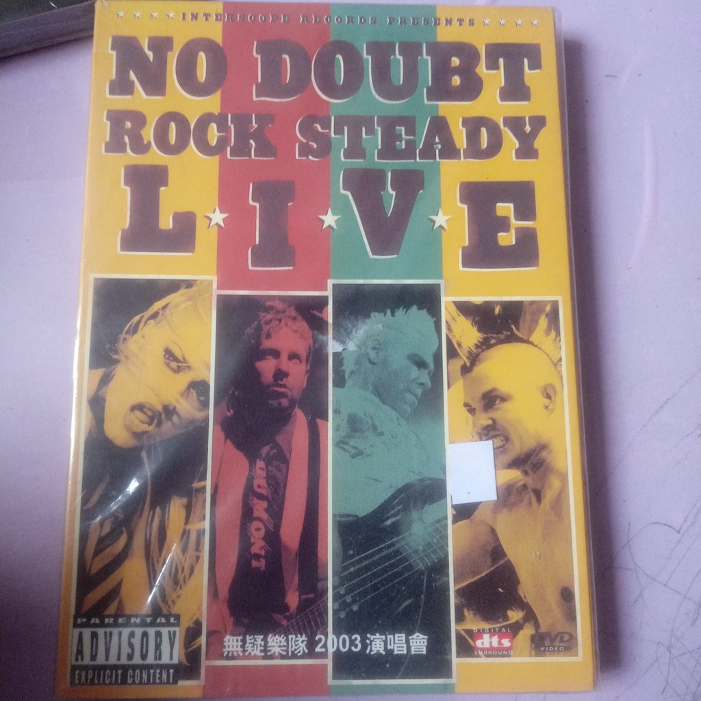 Dvd No Doubt - Rock Steady Live (Lacrado)
