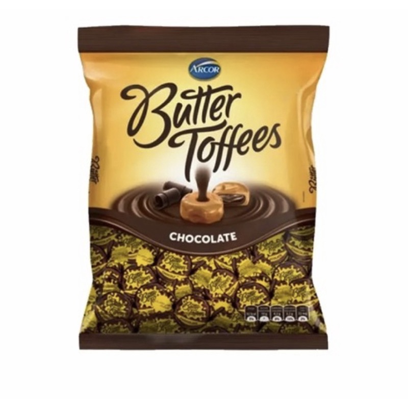 Bala Butter Toffees CHOCOLATE Arcor 500g | Shopee Brasil