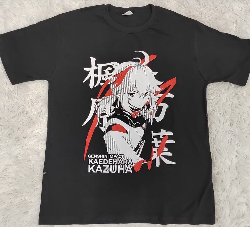 Camiseta Genshin Impact Anime Jogo Kazuha