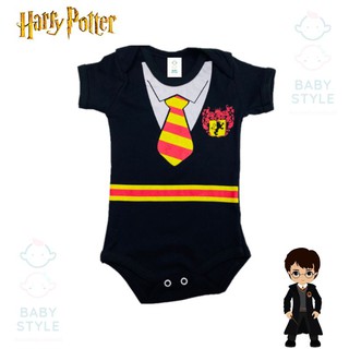 Roupa de Bebe Body Tematico Harry Potter Mesversario