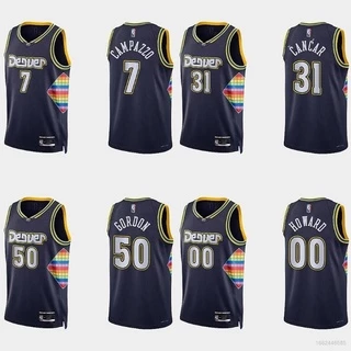Nova Camisa Nba Nuggets Howard Gordon Campozzo Cancar Clássico De Basquete Colete Esportivo City Edition a