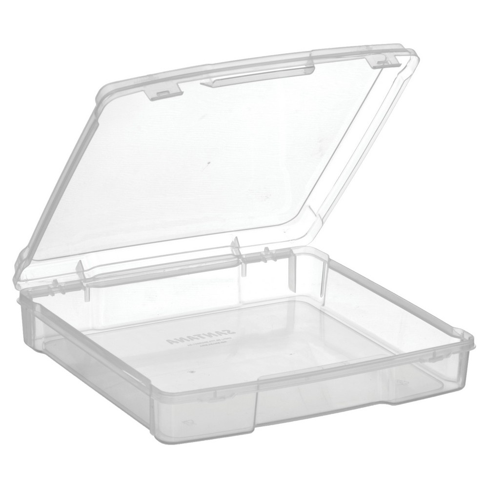Maleta Organizadora Versátil Resistente Incolor Fichario Pasta Maleta Papelaria Scrapbook