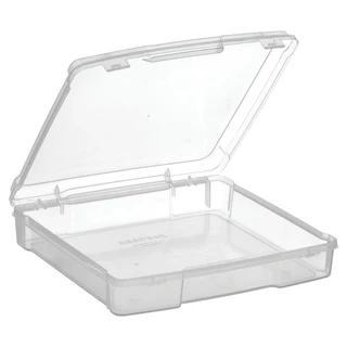 Maleta Organizadora Versátil Resistente Incolor Fichario Pasta Maleta Papelaria Scrapbook