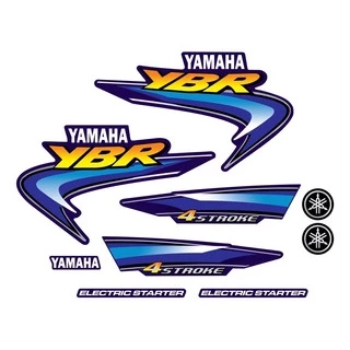 Adesivo Yamaha ybr 125 03 / 2003 roxo roxa adesivos