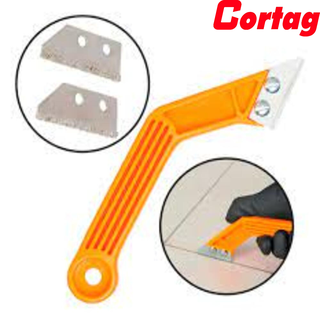 Raspador Rejunte Slim Laranja - Cortag