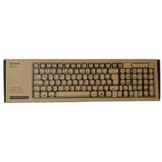 Teclado Básico Perfil Slim PLUG & PLAY USB