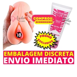 Vagina Masturbador Masculino Cyberskin Lubrificante Íntimo