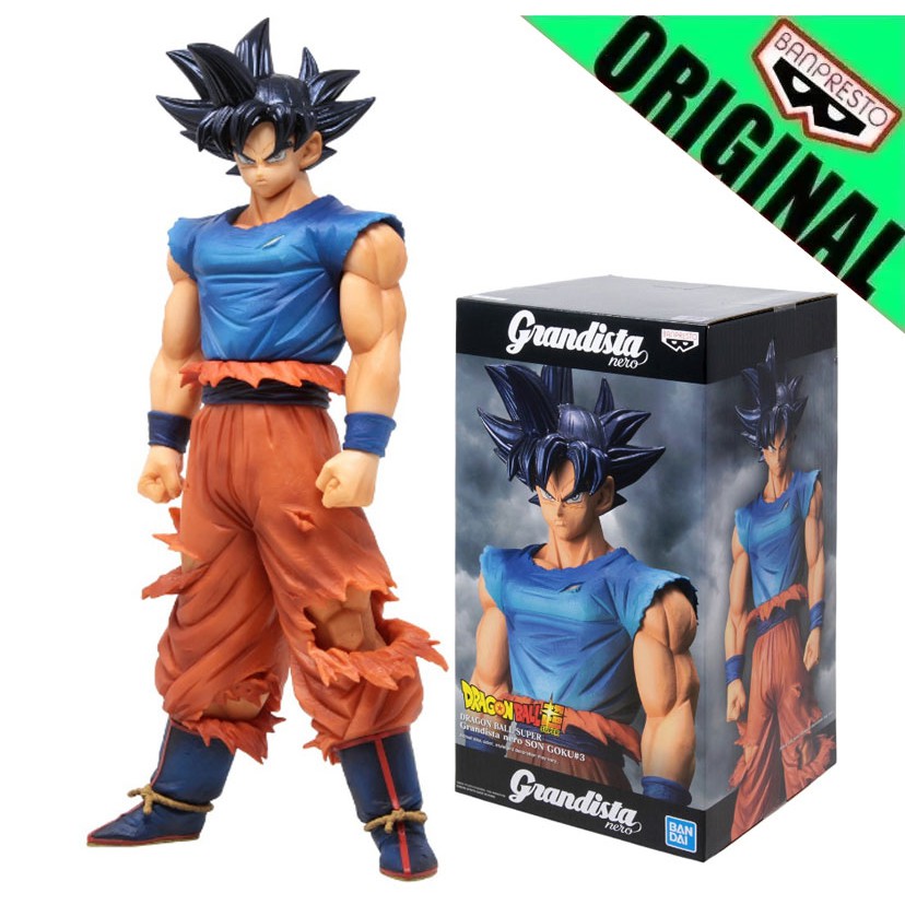 Bandai Original DRAGON BALL SUPER Anime Figure Grandista Nero GOKU