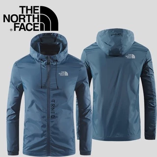 The North Face O Windbreaker Jaqueta Impermeável Protetor Solar À Prova D'água Esportiva Para Homens Escalada E Corrida Capa