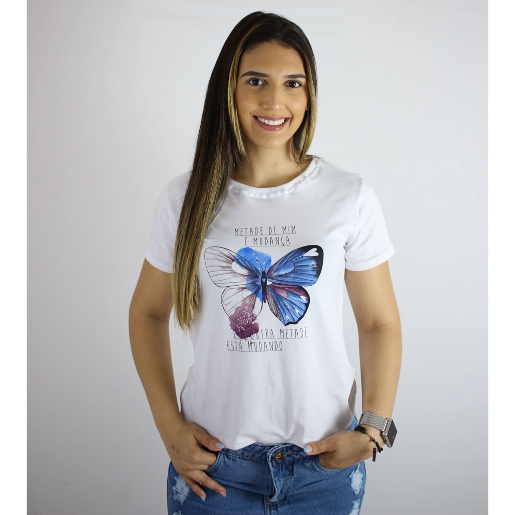 Blusa de malha feminina hot sale estampada