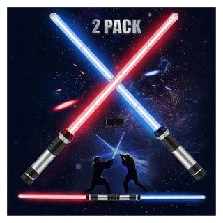 Espada Sabre Duplo Encaixa e Desencaixa com Som e Luz Estilo Star Wars em Oferta na Shopee