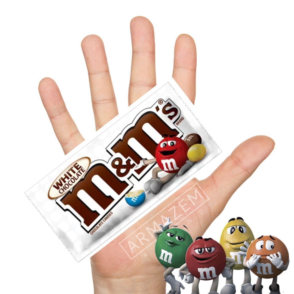 M&M'S WHITE - MMS CHOCOLATE BRANCO IMPORTADO DOS ESTADOS UNIDOS DA AMÉRICA