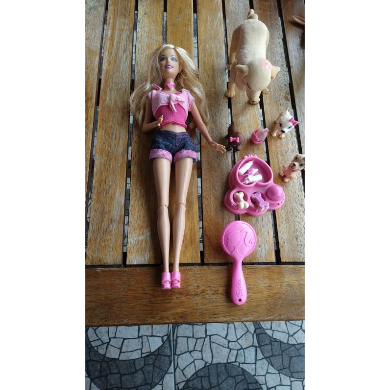 barbie taffy and puppies