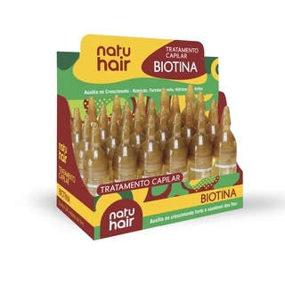 Ampola de Tratamento Capilar Biotina Natuhair 10ml - (6 UN)