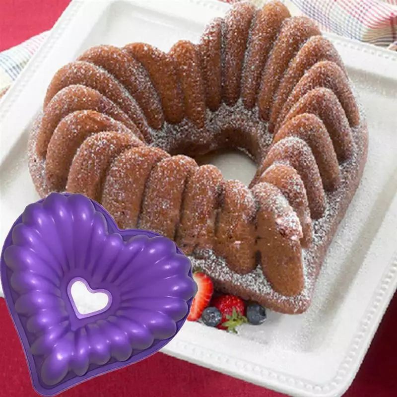 forma de silicone assadeira para bolos tortas e mousses