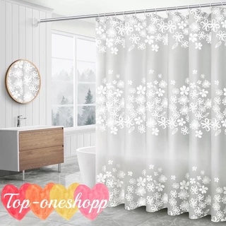 CORTINA PLÁSTICO PARA BOX 180cm*180cm com 12ganchos Proteção contra fungos e bactérias Não adere à água e óleo