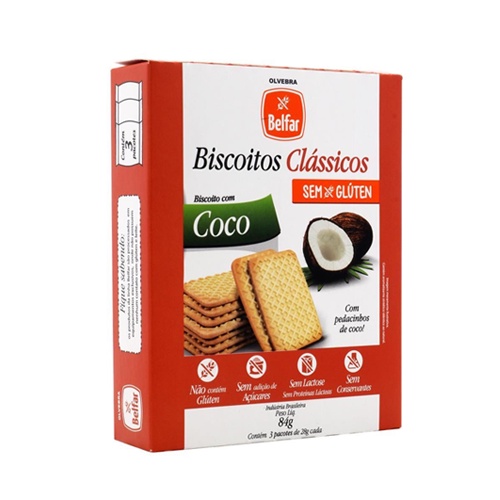 Biscoito Bolacha Belfar Sem Glúten Sem Lactose Sem Açúcar 86g - Sabores ...
