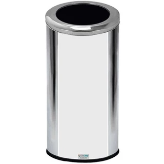 Lixeira Inox 25 Litros Tampa Aro