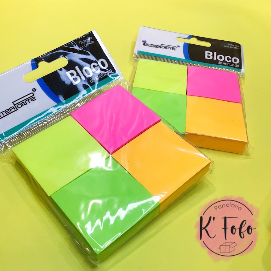 Kit de Post it / Sticky note / Nota adesiva | Shopee Brasil