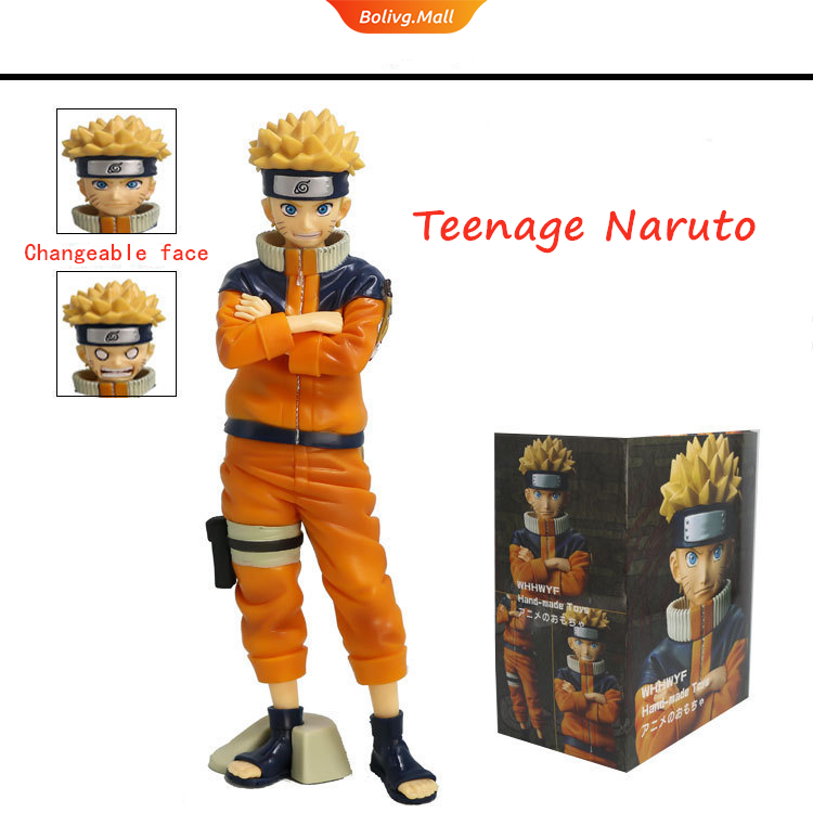 Boneca De Mudança De Rosto Uzumaki Naruto Com Articulações