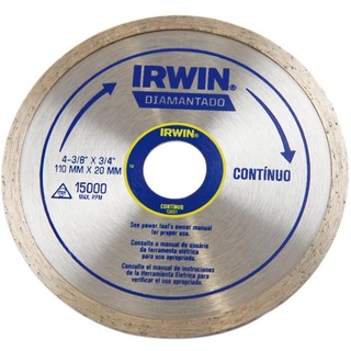 Disco Diamantado Continuo 110MM IW13891 Irwin