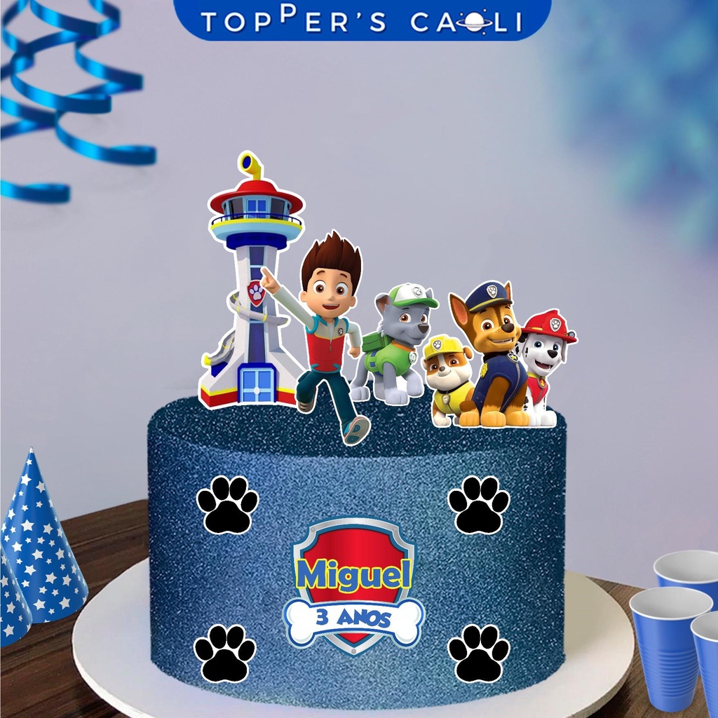 Jogos topo de bolo  Aniversário patrulha canina, Pokemon para
