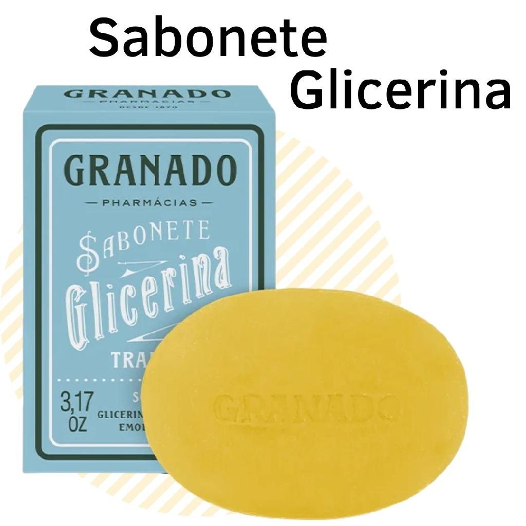 Sabonete Granado Tradicional Glicerina 90g Em Barra Antisseptico Vegano Limpeza Corporal Facial 6975