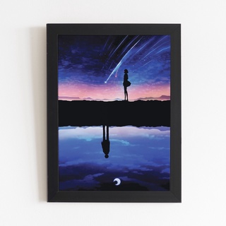 Quadro Decorativo A4 Your Name Kimi no na Wa