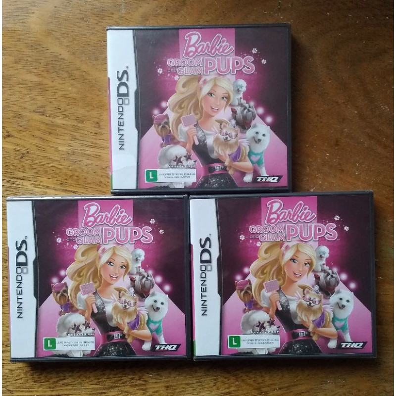 Jogo Barbie Groom and Glam Pups Lacrado - Nintendo ds em Promoção