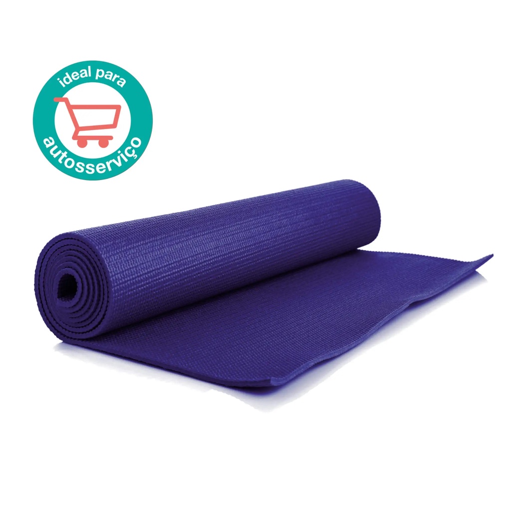 Esteira para Yoga 5MM Azul Royal 61cm X 1,73m X 5mm | Shopee Brasil