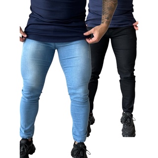 Calça Jeans Masculino Skinny Elastano Moda e Roupa Casual