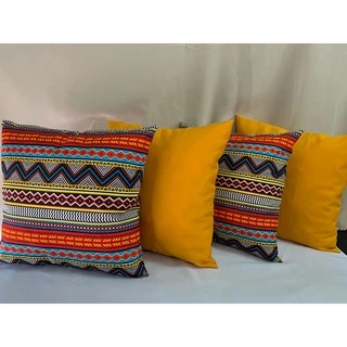 04 Almofadas Cheias Modernas 50x50 Luxuosas Decorativas Lançamento Coloridas