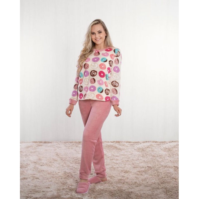 Pijama de Inverno Juvenil Masculino de Frio Soft em Promoção na Americanas