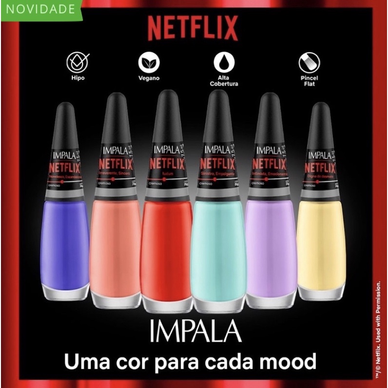 Esmalte Impala Cremoso Netflix - Irreverente, Sincero