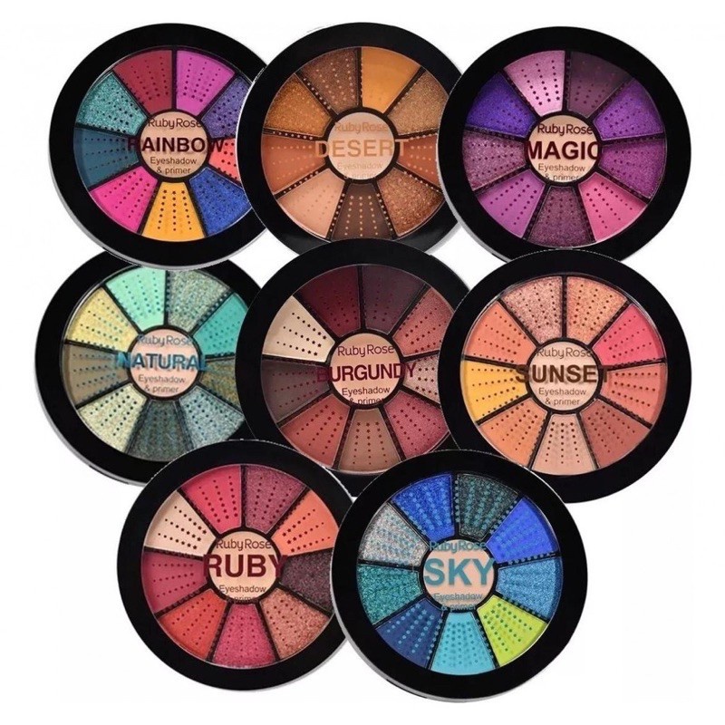 Paleta de Sombras Stylish Ultra Ruby Rose (SP envio imediato - RS envio  02/12!!) - Paleta de Sombras Stylish Ultra Ruby Rose - Ruby Rose