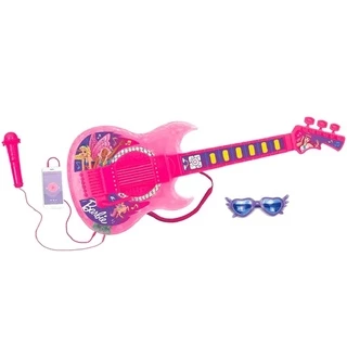 Guitarra Barbie Dreamtopia Com Funçao Mp3 F00575 - Fun