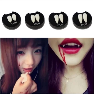 Dentes Presas de vampiro Realistas ou Dentadura de zumbi Acessórios de cosplay Halloween