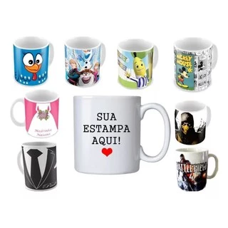 caneca porcelana presente Personalizada