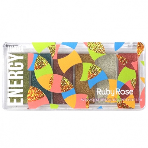 Paleta de Sombras Energy Ultra - Ruby Rose | Shopee Brasil