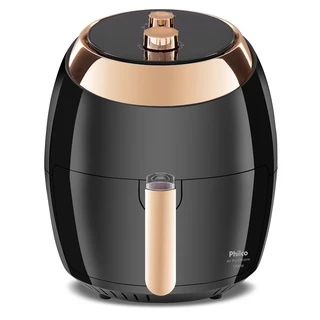 Fritadeira Air Fryer Philco Chrome 5,5 Litros Preta