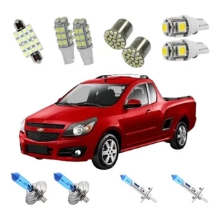 Kit lampadas farol Montana Super Branca Led Pingo Teto