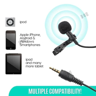 Microfone Lapela P3 para ive Gravação Pronta Entrega