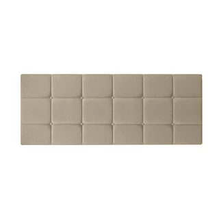 Cabeceira Painel Estofada Casal 140 cm Dobrável Cama box Padrão Calipha Areia Suede