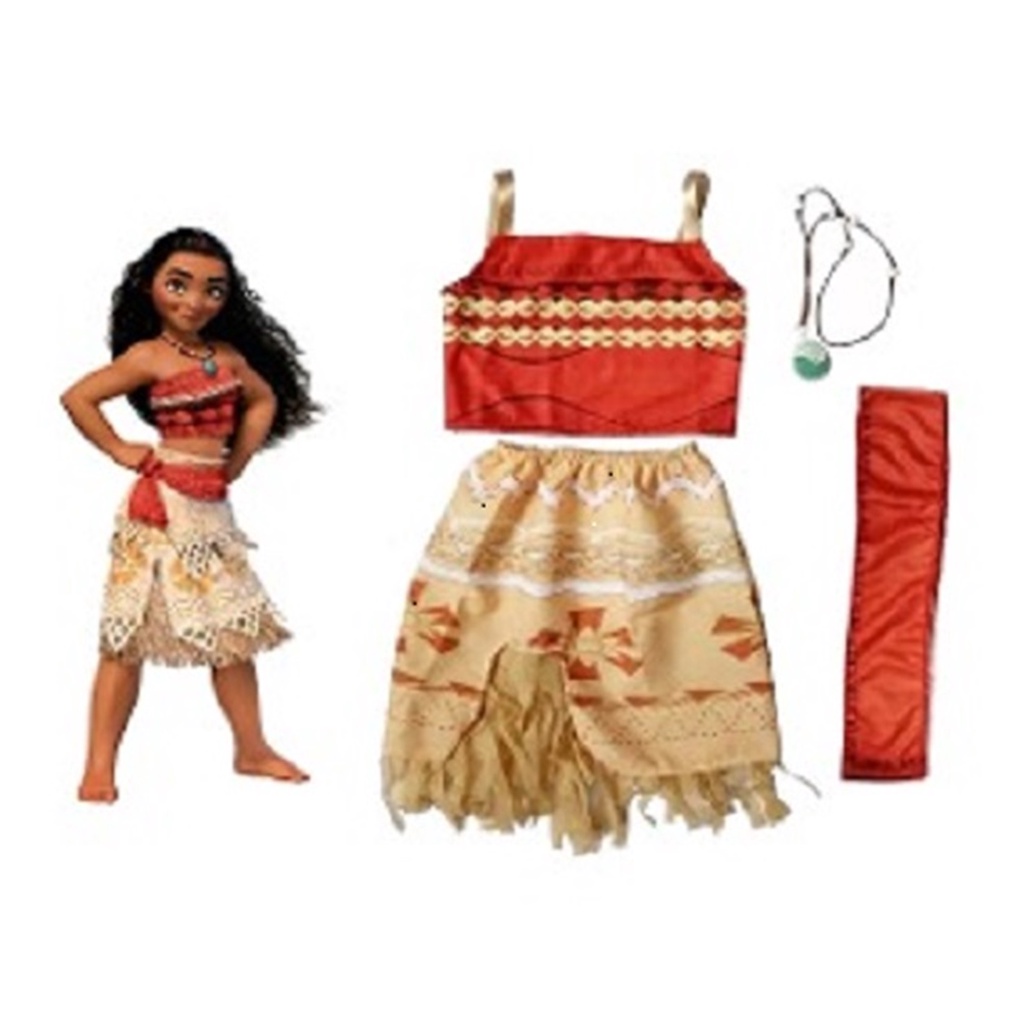 Roupinhas femininas para crianças e bebês, vestidos de renda infantis,  fantasia, moana, roupa de princesa da