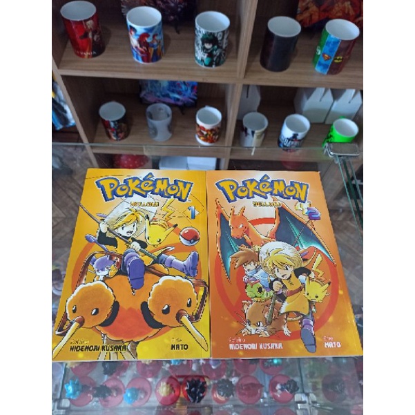 Mangá Pokémon Yellow Coleção Completa volumes 1, 2, 3, 4 - Livros e  revistas - Medianeira, Porto Alegre 1177529035