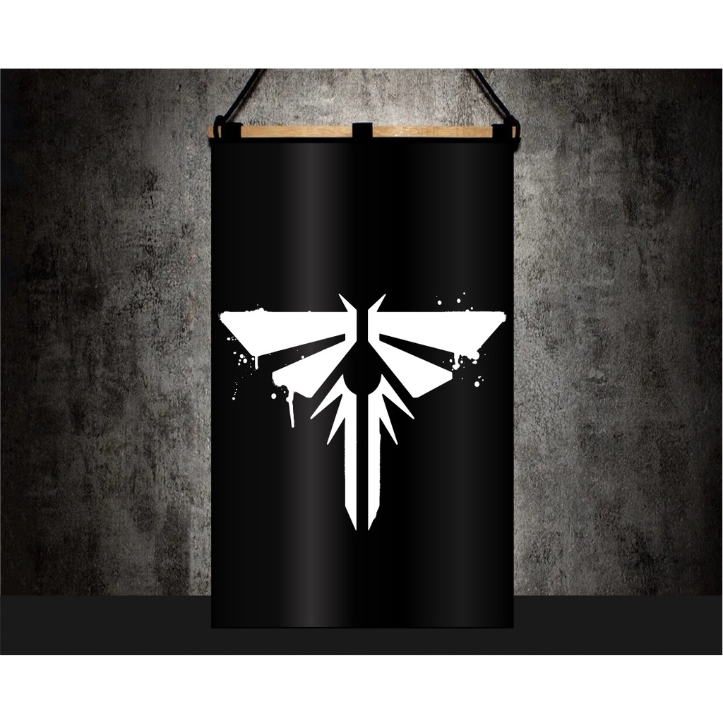 Bandeira The Last Of Us Vagalume Gamer Presente Geek 35x55 Cm