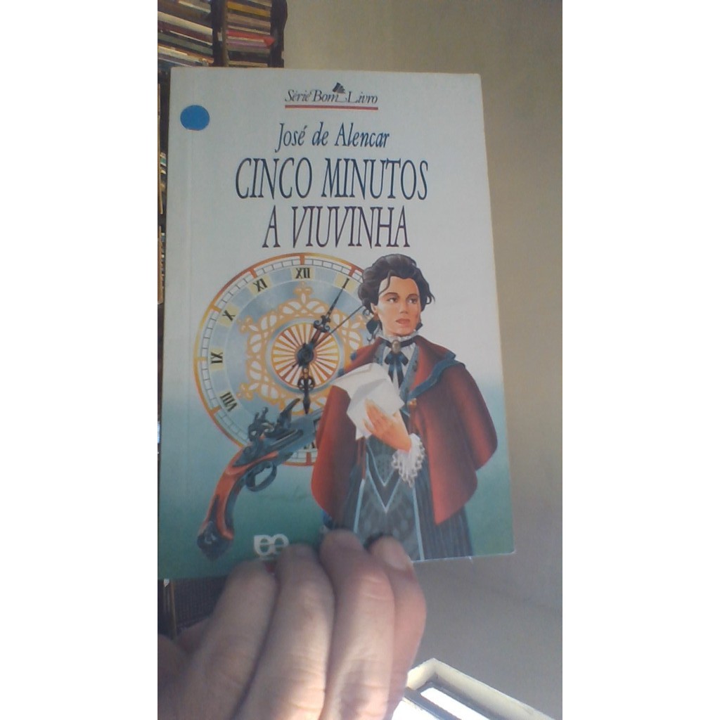 livro cinco minutos a viuvinha, josé de alencar, ed ática | Shopee Brasil